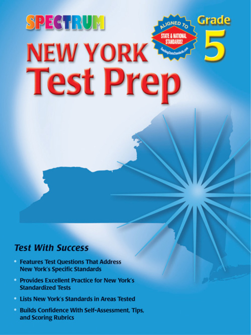 Title details for New York Test Prep, Grade 5 by Spectrum - Available
